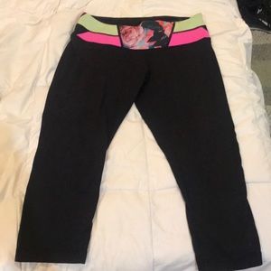 Lululemon wunder under cropped leggings